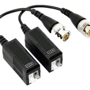 Kit Video Baluns Pasivo Para Cctv X100 Unidades Full Hd Negro