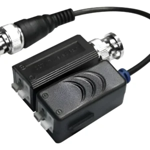 Video Balun Hd Pasivo Terminal De Cable Bnc Cctv Negro