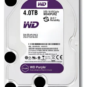 Disco Duro WD Purple 4TB para DVR/NVR Vigilancia
