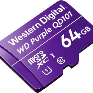 Memoria Micro Sd 64gb Western Digital Purple Videovigilancia