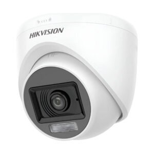 Cámara Hikvision Domo 2 MP 1080p EXIR 2.0 + Luz Blanca 20 m con Micrófono