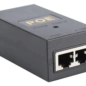 Inyector Poe 48v 0,5a - 24w Con Cable De Energía Incluido