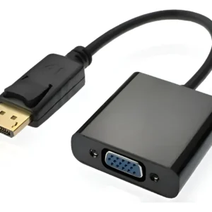 Cable Adaptador Display Port Macho A Vga Hembra Negro