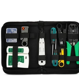 Kit Herramienta Redes Crimpeadora Rj45 Rj11 Pelacable + 9v
