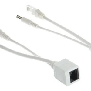 Adaptador Poe Pasivo Cable Inyector Y Divisor Para Camara Ip