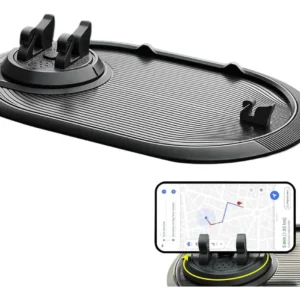 soporte antideslizante de auto para celular y lentes