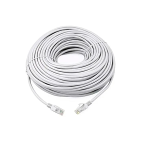Cable Red Utp Cat 6 Lan Rj45 30 Metros Gris
