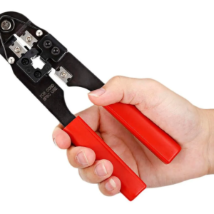 Crimpeadora Profesional Rj45 + Pela Cable