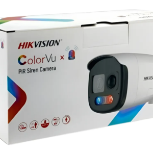 CAMARA BALA COLORVU HIKVISION 1080P FULL HD SIRENA PIR MICROFONO COAX