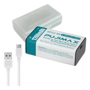 Bateria Litio 9v Recargable Usb Tipo C 1200mah
