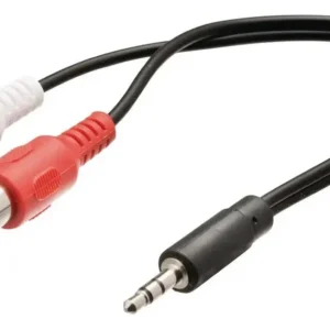 Cable Adaptador Plug Macho 3.5mm A 2 Rca Hembra 30cm
