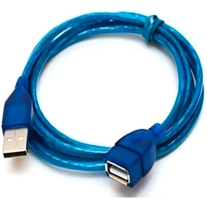 Cable Extensión Usb Con Filtro Macho Hembra 2.0 5 Metros Azul