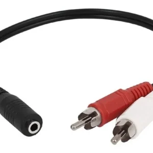 Cable Audio 3.5-h A 2rca-m 20cm