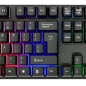 Teclado Mouse Usb Gamer Retroiluminado Español - Tecnomati Negro Español Latinoamérica