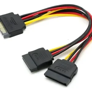 Adaptador Splitter Sata Poder A Doble Sata Poder 1 In 2 Out