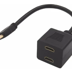 Adaptador Hdmi Splitter 1 Entrada A 2 Salidas Cable 30cm