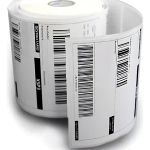 Rollo Etiqueta Térmica Autoadhesiva 100x150mm X 500 Unidades Blanco