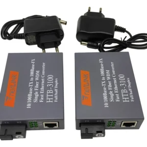 Transceptor Media Converter 10/100 Fibra Optica Half Mono