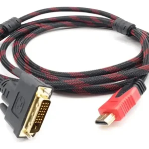 Cable Adaptador Dvi 24+1 A Hdmi Con Filtro 2mts Macho Macho