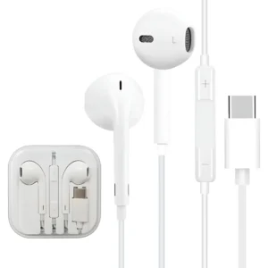 Audifonos Manos Libres Tipo C Para Celulares Blanco