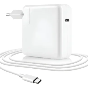 Cargador Alternativo Macbook Usb Tipo-c 87w Con Cable Blanco
