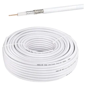 Cable Coaxial Rg6 Bobina 100 Mts