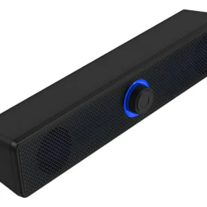 Parlante Barra De Sonido 3w Con Cable Usb Para Pc Notebook Negro