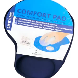 Mouse Pad Con Apoya Muñeca Basico Almohadilla De Espuma Azul Marino