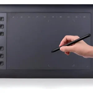 Tableta Grafica Digitalizadora Usb Con Lápiz + Accesorios Negro