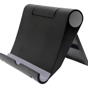 Soporte Ajustable De Mesa Para Celular Tablet Negro