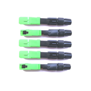 10 Conectores rápidos fibra optica SC/APC Ftth