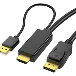 Cable Adaptador Hdmi macho A Displayport macho 1.8 mt