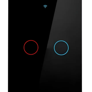 Interruptor touch inteligente voz wifi una vía Interruptor touch inteligente voz wifi dos vía