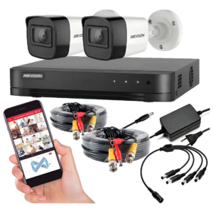 CCTV KIT HIKVISION MIDLINE 2CAM 2MP NO-HDD 2x BALAS BNC