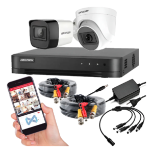 CCTV KIT HIKVISION MIDLINE 2CAM 2MP NO-HDD 2x MIXTAS BNC