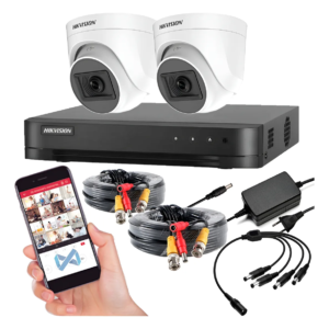 CCTV KIT HIKVISION MIDLINE 2CAM 2MP NO-HDD 2x DOMOS BNC