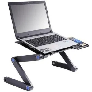 Mesa Plegable Para Notebook + 2 Ventiladores