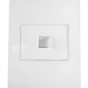 Faceplate con modulo rj45 de pared muralla