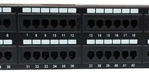 Patch Panel 48 puertos Cat 5e ponchable 19"