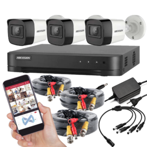 CCTV KIT HIKVISION TRIADA 3CAM 2MP NO-HDD 3x BALAS BNC